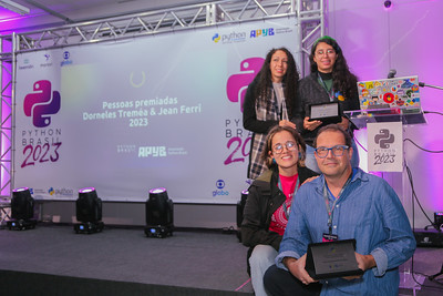 Premiadas na Python Brasil 2023