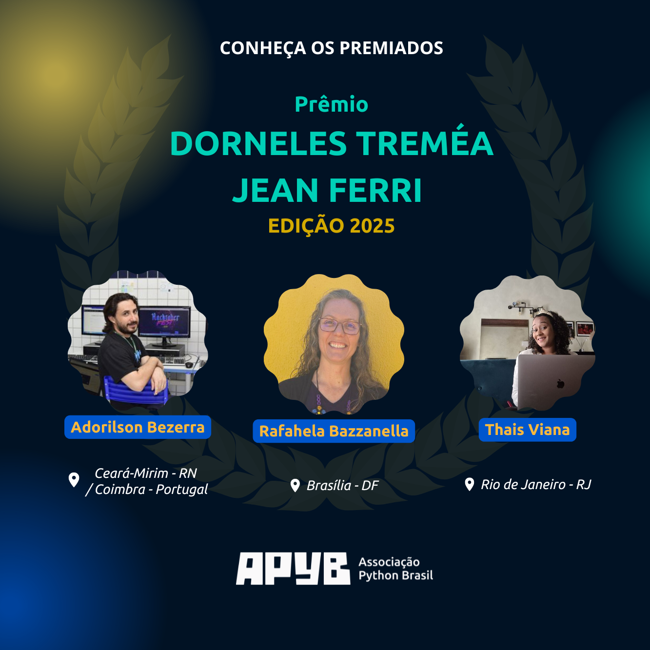 Premiadas na Python Brasil 2025